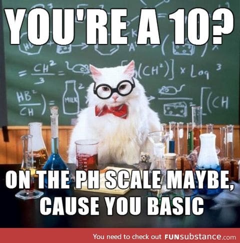 Science cat is right and you know it