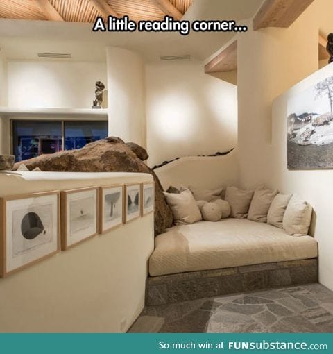 Perfect ambiance for reading