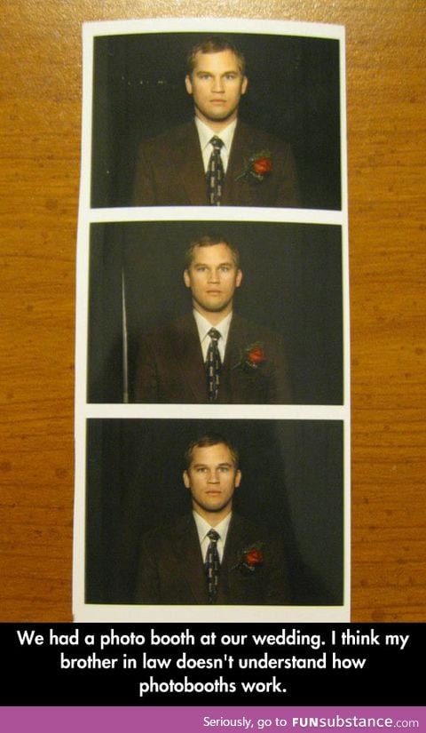 Photobooth in a wedding