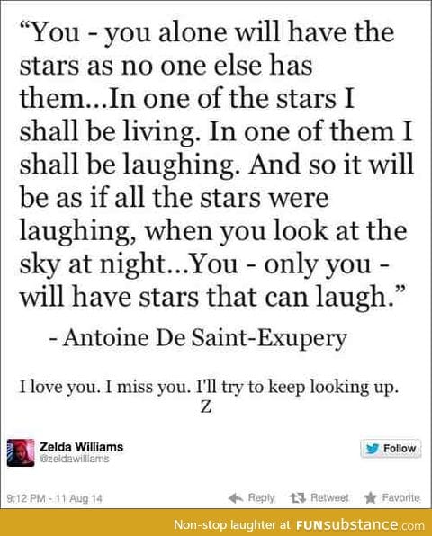 Zelda Williams tweeted this about her father...