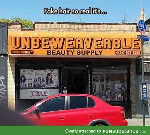 Unbeweavable.