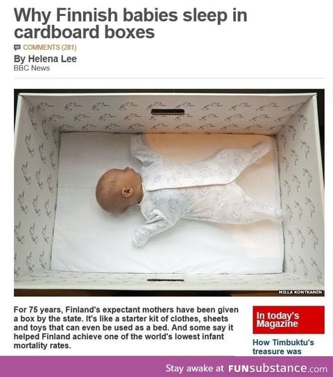 Baby boxes for new parents