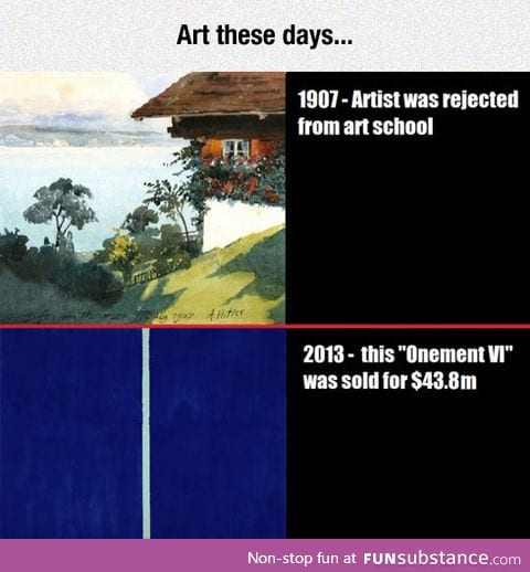 Art has surely changed