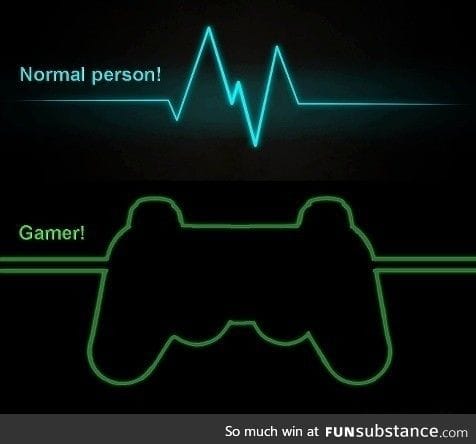 Heartbeats of a gamer