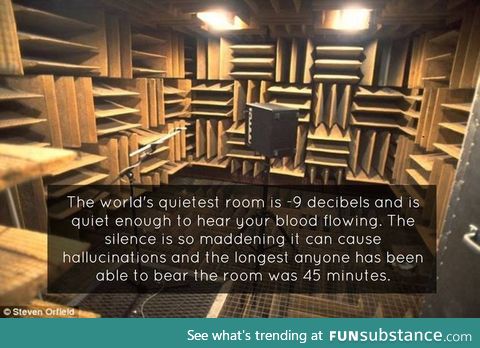 The quietest room in the world