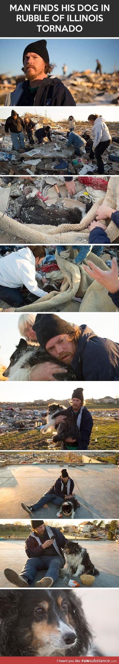 Man found his dog