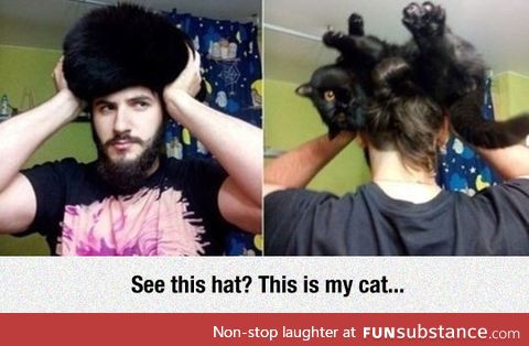 Spoiler alert: It's not a hat