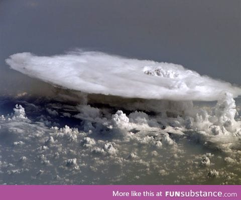 Storm over ocean