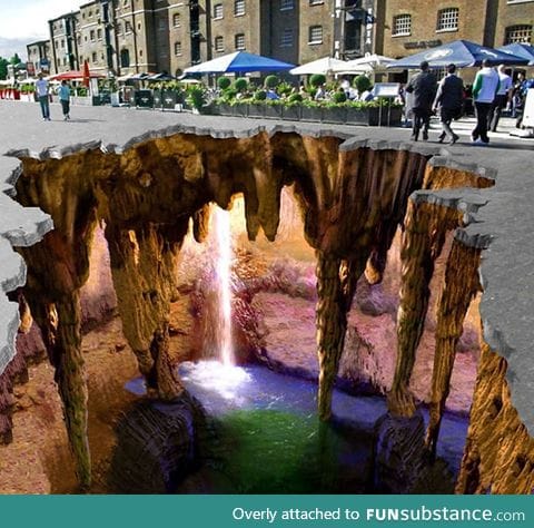 The most amazing 3D chalk art I have ever seen