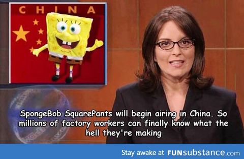 Spongebob airing in china