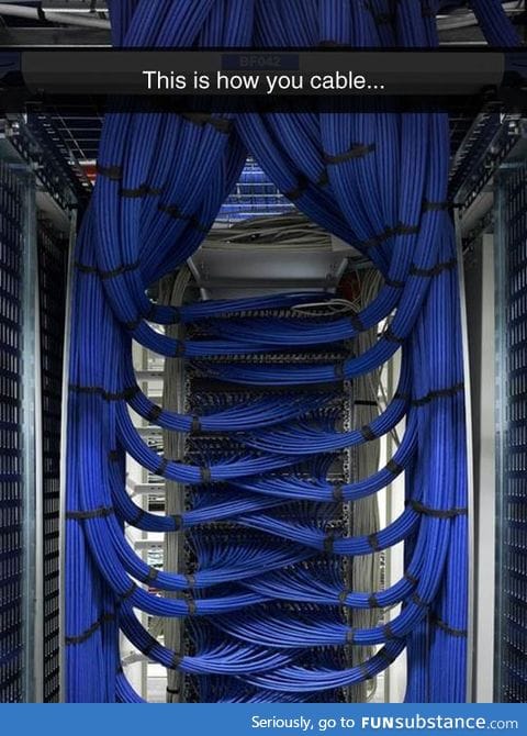 This is very pleasant cabling