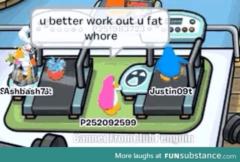 The people on Club Penguin are sweet little kids aw