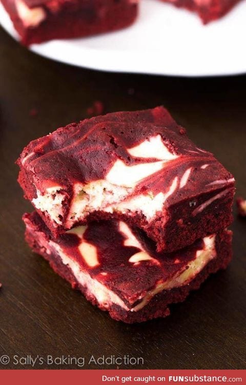 CN25: Red Velvet Cheesecake Swirl Brownies