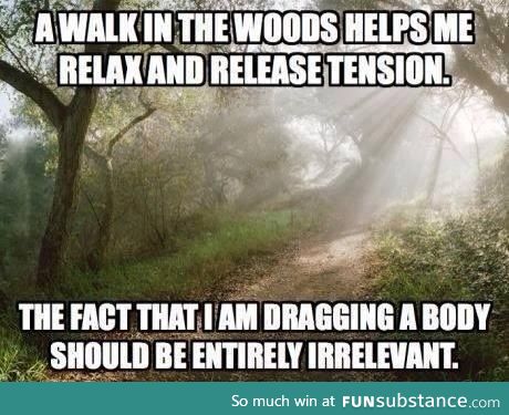 The Forest is relaxing