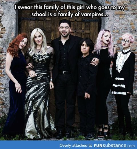 A modern addams family