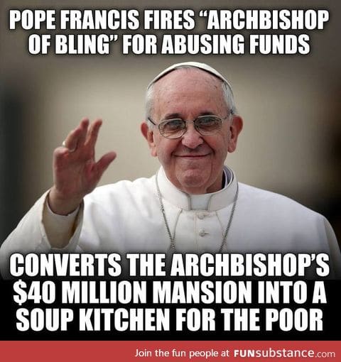 Finally! A Pope that acts like a Pope