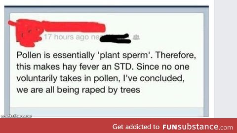 Pollen is plant sperm