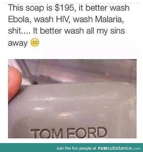 *Clever soap pun*