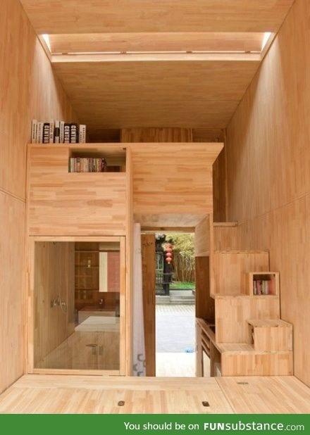 Chinese student of architecture constructs a house that is only 7 square meters