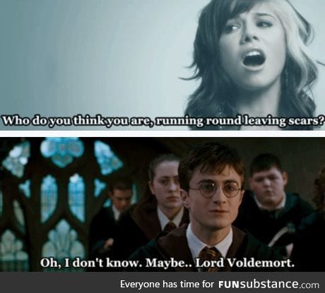 Voldemort would do that... he is so cute ^^