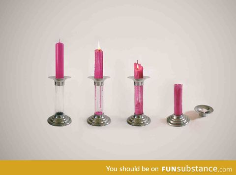 Innovative candle holder