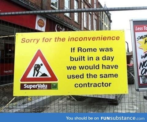 Sorry for the inconvenience. Now stop complaining :)