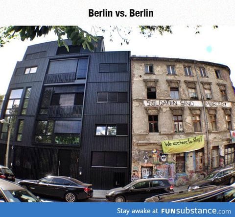 The two sides of berlin