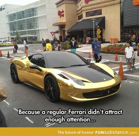 Because a regular Ferrari is too mainstream
