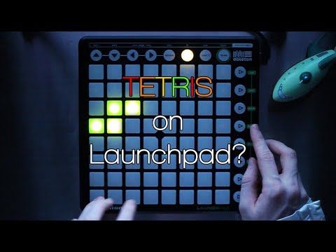 Someone plays tetris theme song on a launchpad and it sounds superb!