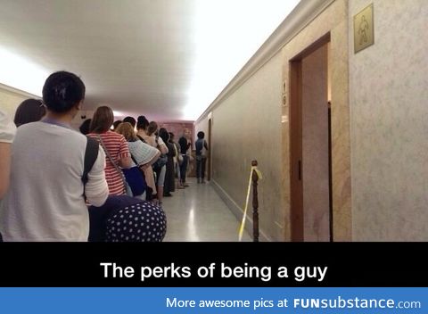 Perks of being a guy