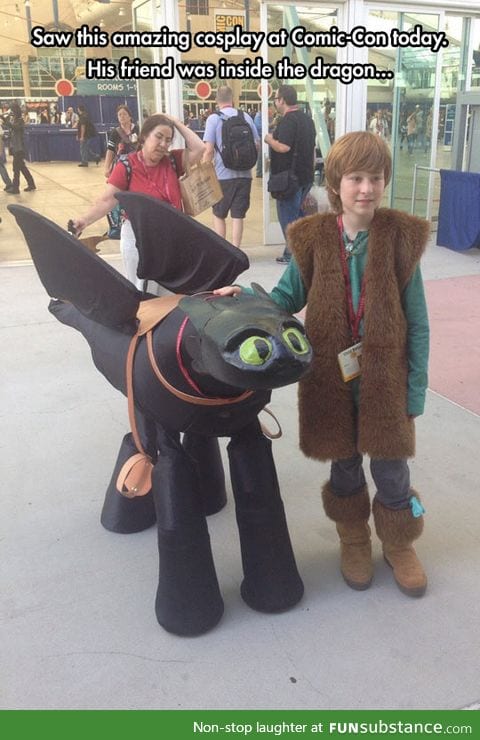 How to train your dragon cosplay is too good