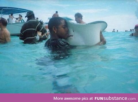 When you lose your stingray, but then you find it again