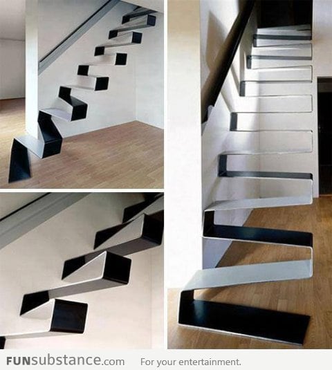 Minimalistic stair case design