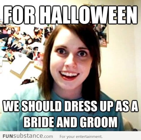 Overly Attached Girlfriend is looking forward to Halloween