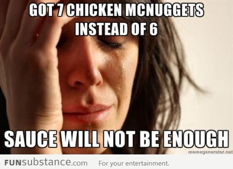 Extra Chicken McNuggets problem