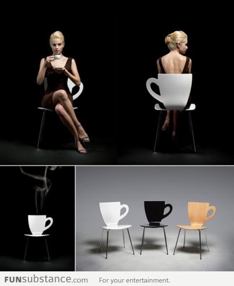 Coffee Cup Chair Design