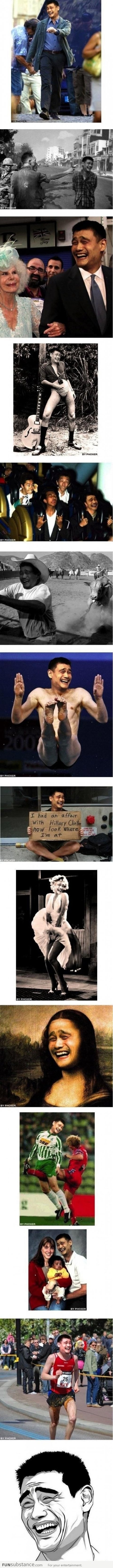 Yao Ming's Face Is Everywhere