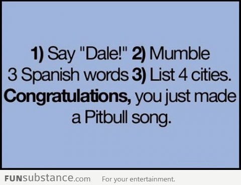 How to make your own Pitbull song