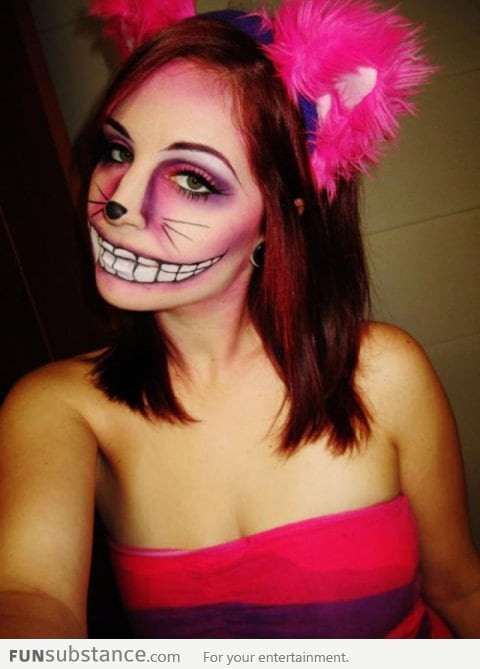 Cheshire Cat makeup