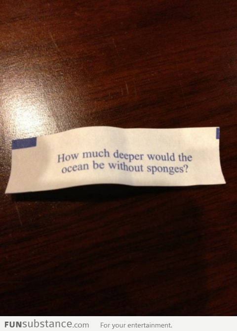 Fortune cookie thought