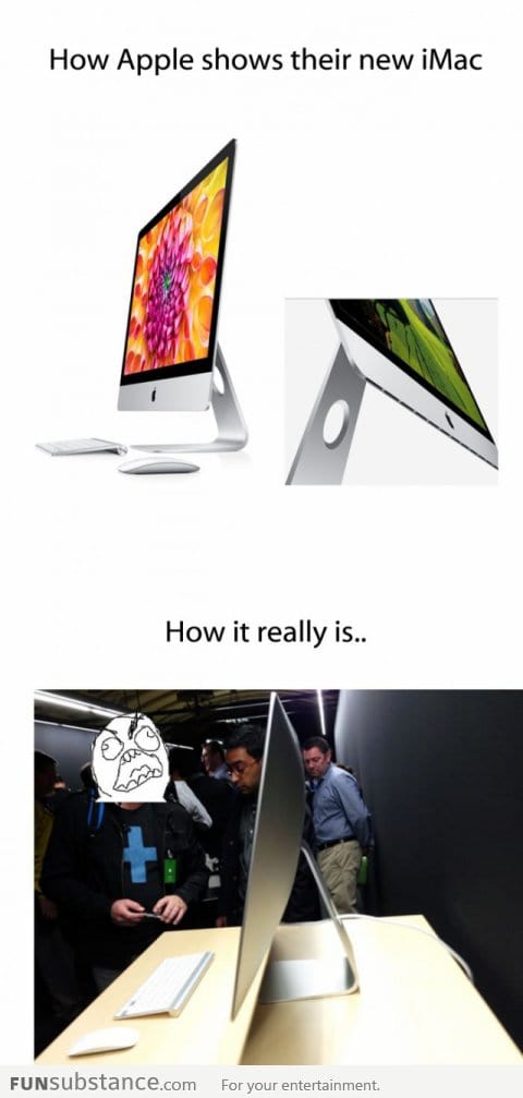 Apple cheating with the new iMac