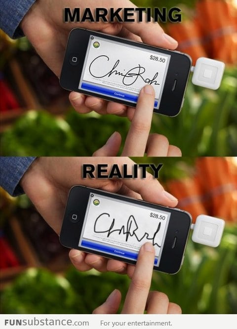 Marketing vs Reality