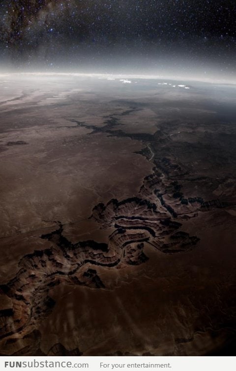 Grand Canyon from Outer Space