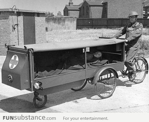 The first ever ambulance