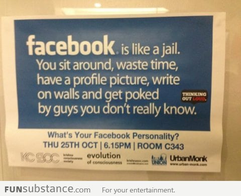 Facebook is like a jail