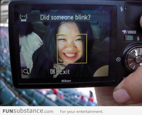 Racist Camera Blink Detection