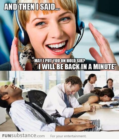 Meanwhile at a help desk office