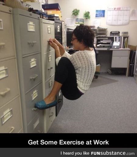 Exercise at work