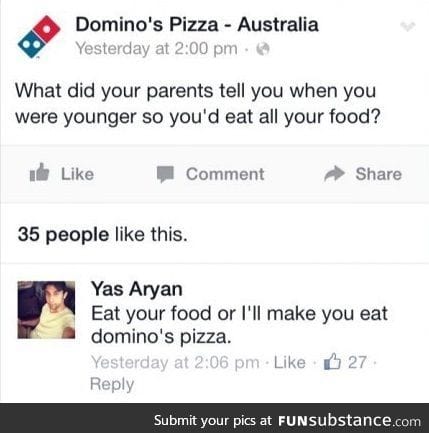 Nobody likes Domino's