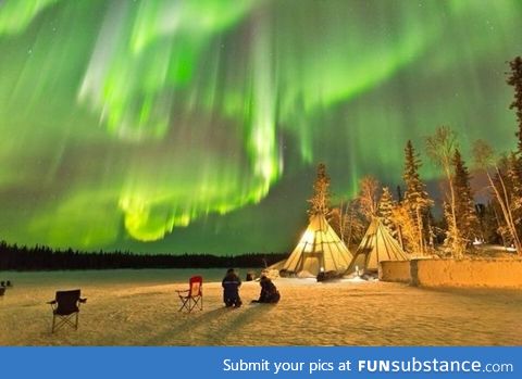 A night in Yellowknife, Canada